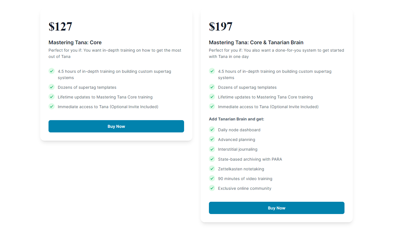 Mastering Tana Core (by Cortex Futura)